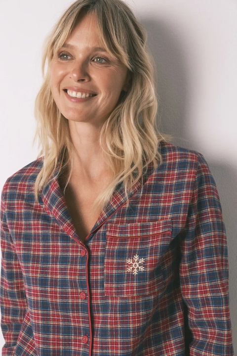 women'secret piżama bawełniana damska kolor granatowy bawełniana 3592476 - zdjęcie produktu nr 2