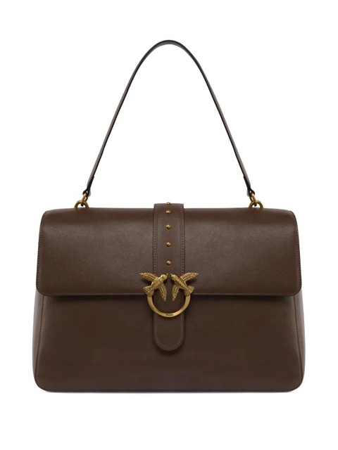 PINKO Love Birds buckle tote bag - Brown - zdjęcie produktu nr 1