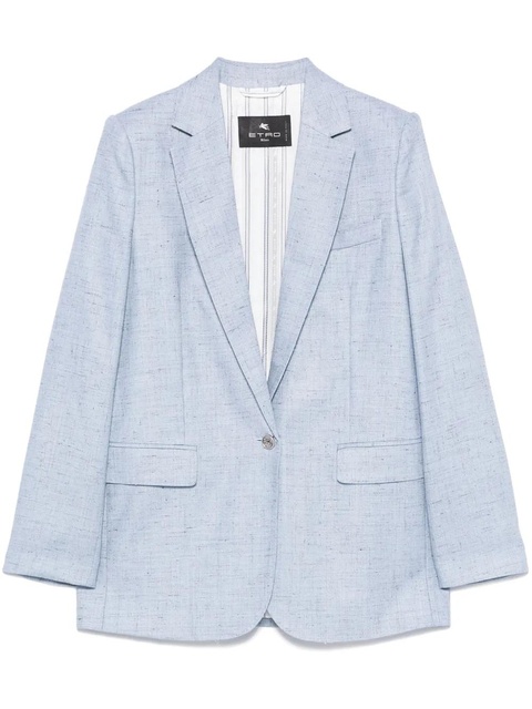 ETRO speckled blazer - Blue - zdjęcie produktu nr 1