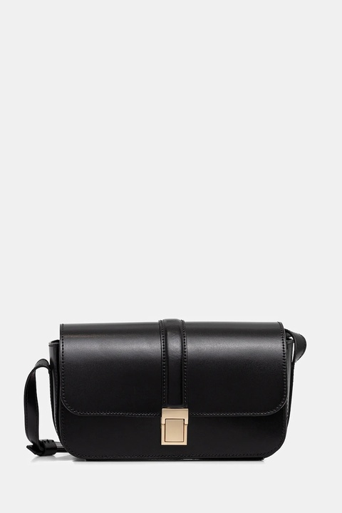 Marc O'Polo torebka skórzana kolor czarny 5000007783 - zdjęcie produktu nr 1