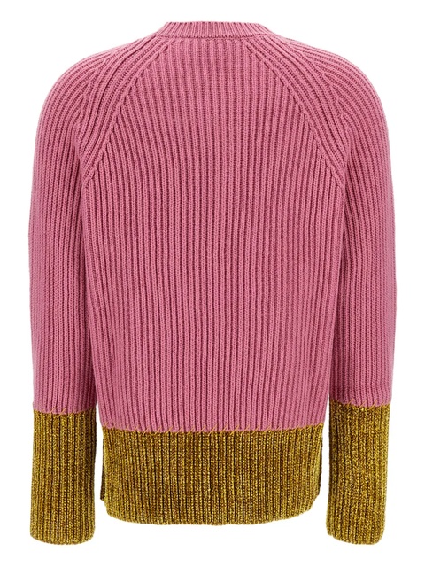 Marni ribbed panelled sweater - Pink - zdjęcie produktu nr 2