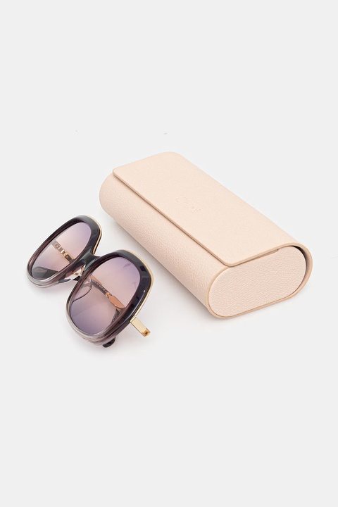 Chloé okulary przeciwsłoneczne damskie kolor bordowy CH0327S - zdjęcie produktu nr 2