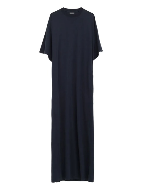 Balenciaga stetch-cotton maxi dress - Black - zdjęcie produktu nr 1