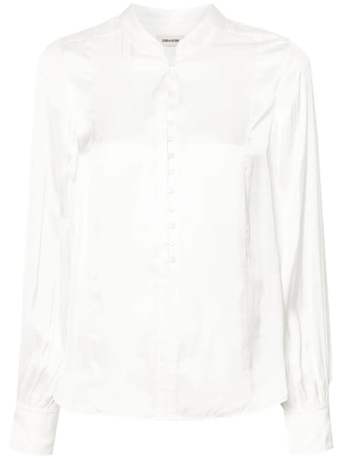 Zadig&Voltaire Twina satin-finish blouse - White - zdjęcie produktu nr 1