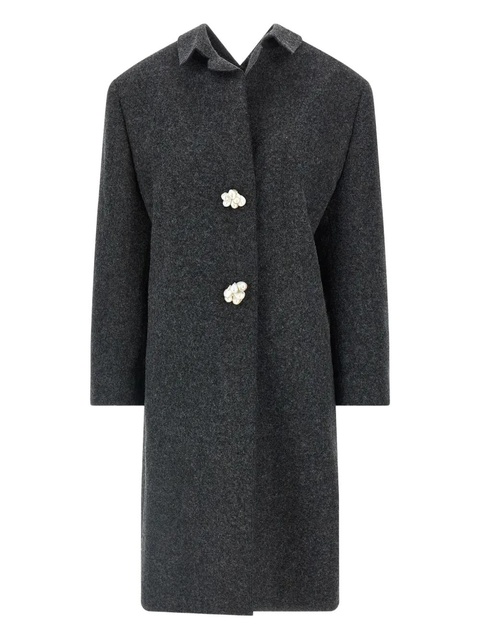 Prada Shetland virgin-wool coat - Grey - zdjęcie produktu nr 1