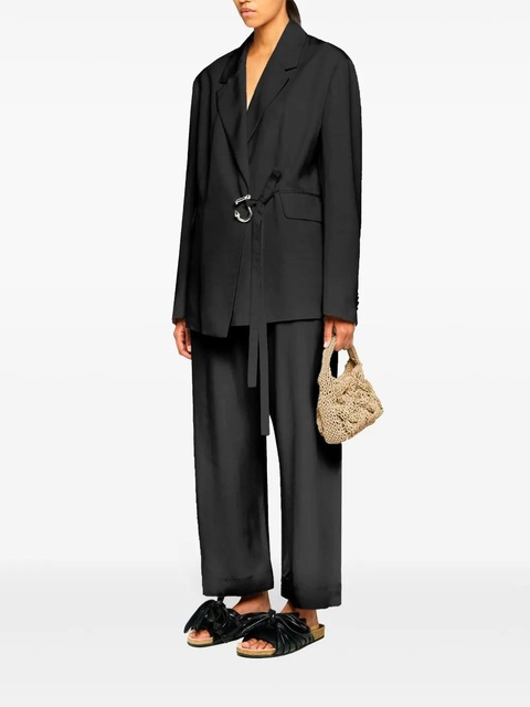 JW Anderson wrap-design blazer - Black - zdjęcie produktu nr 2