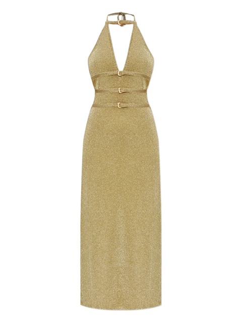 Cult Gaia halterneck buckled dress - Yellow - zdjęcie produktu nr 1