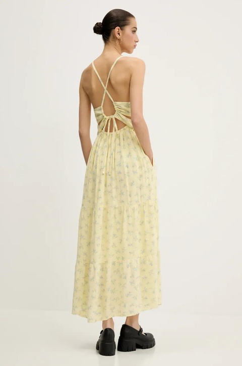 Hollister Co. sukienka kolor żółty maxi prosta KI359-5080 - zdjęcie produktu nr 2