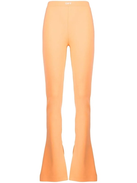 Off-White Sleek flared trousers - Orange - zdjęcie produktu nr 1