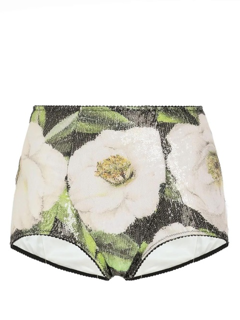 Dolce & Gabbana floral-print briefs - White - zdjęcie produktu nr 1