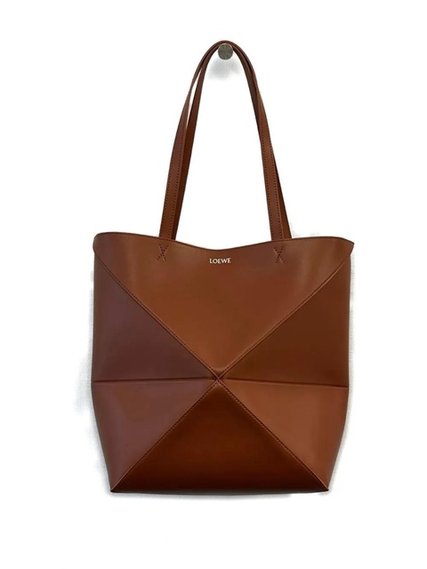LOEWE medium Puzzle Fold shoulder bag - Brown - zdjęcie produktu nr 2