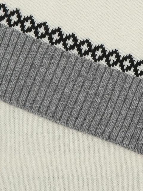 Prada geometric-pattern cashmere scarf - Neutrals - zdjęcie produktu nr 2