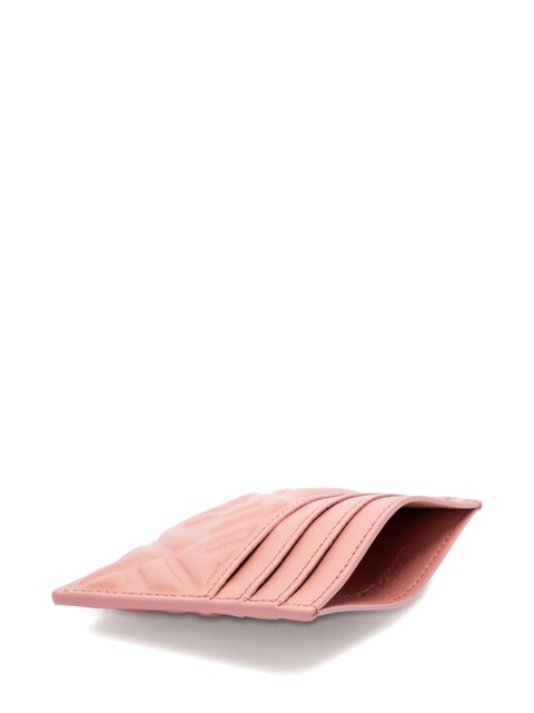 FENDI quilted-logo cardholder - Pink - zdjęcie produktu nr 1