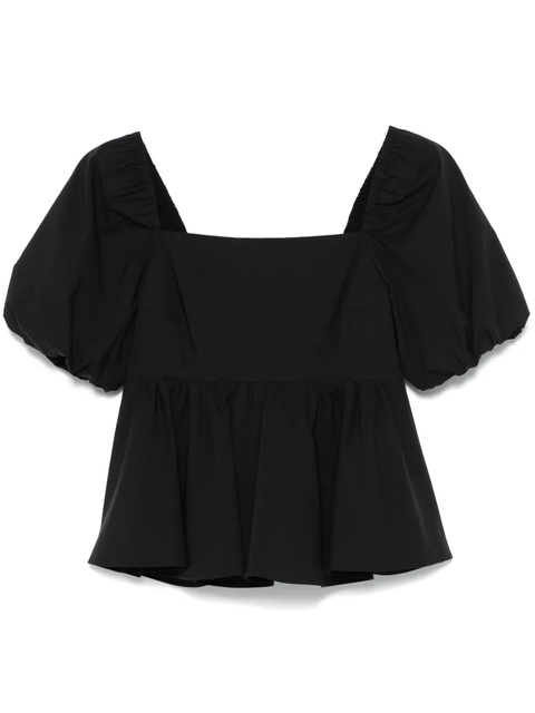 Maje puff-sleeves blouse - Black - zdjęcie produktu nr 1