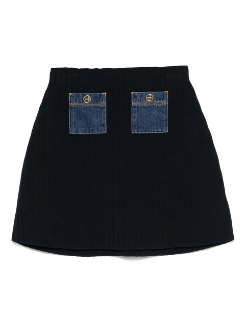 SANDRO high-waisted skirt - Blue - zdjęcie produktu nr 1