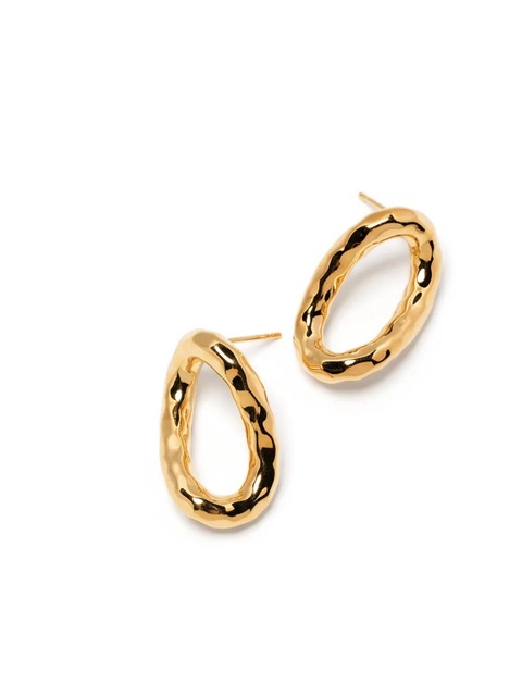 Jil Sander hoop earrings - Gold - zdjęcie produktu nr 2