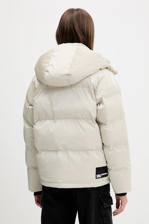 Karl Lagerfeld Jeans kurtka kolor beżowy zimowa A4W15020 - zdjęcie produktu nr 2