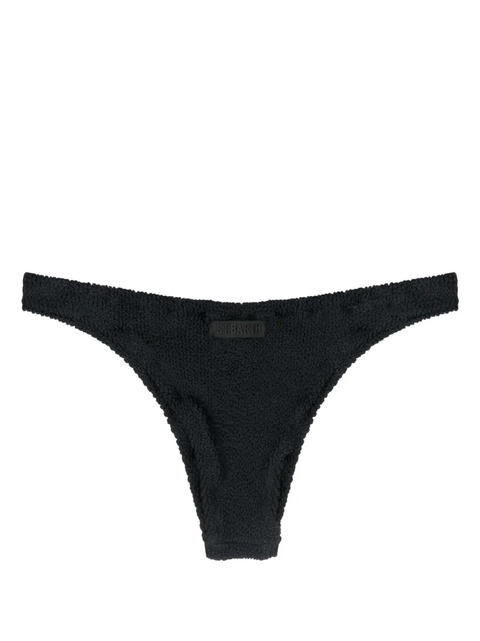 MC2 Saint Barth crinkled bikini bottoms - Black - zdjęcie produktu nr 2