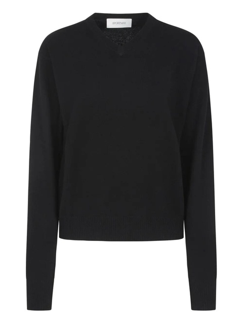Sportmax V-neck jumper - Black - zdjęcie produktu nr 2
