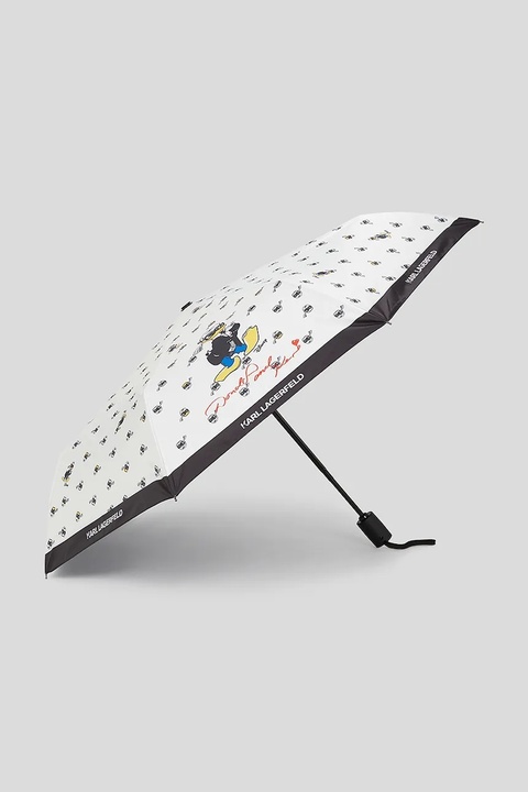 Karl Lagerfeld parasol KL X DISNEY kolor biały A3W50096 - zdjęcie produktu nr 1