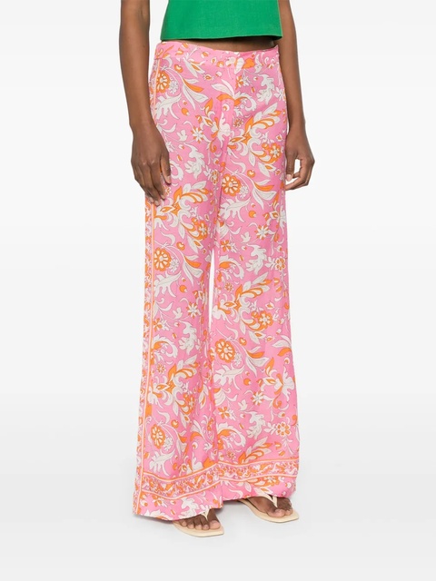 Maje floral-print trousers - Pink - zdjęcie produktu nr 2