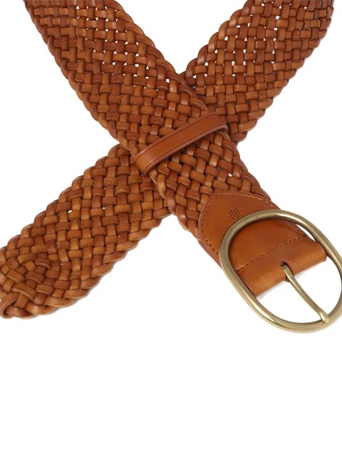 DRAGON DIFFUSION braided leather belt - Brown - zdjęcie produktu nr 2