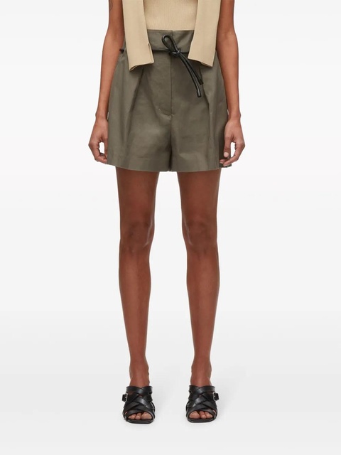 3.1 Phillip Lim Origami belted shorts - Green - zdjęcie produktu nr 1