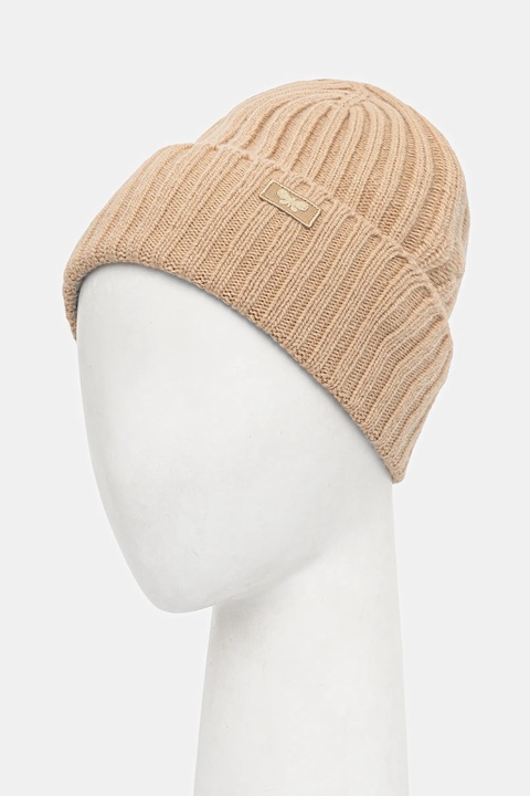 Weekend Max Mara czapka wełniana RITMO kolor zielony 2525576035600 - zdjęcie produktu nr 2