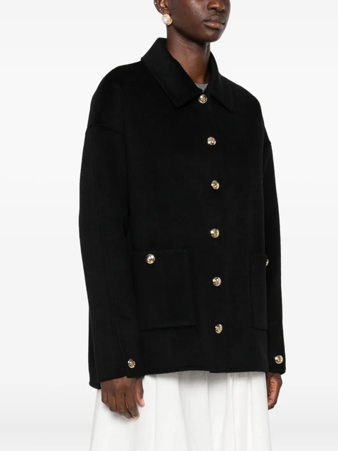 ANINE BING button-fastening patch-pocket jacket - Black - zdjęcie produktu nr 2