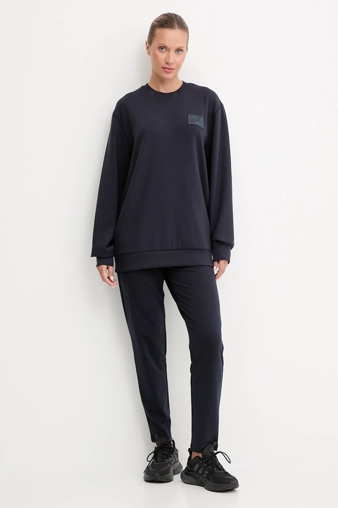 EA7 Emporio Armani bluza damska kolor granatowy z aplikacją AF13790.7X000129 - zdjęcie produktu nr 2