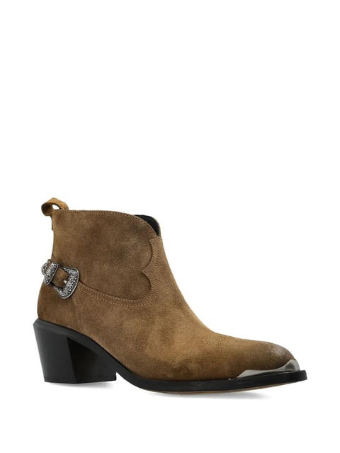 Golden Goose buckle heeled boots - Brown - zdjęcie produktu nr 2