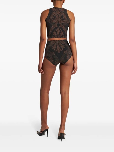 ETRO glitter jacquard shorts - Brown - zdjęcie produktu nr 2