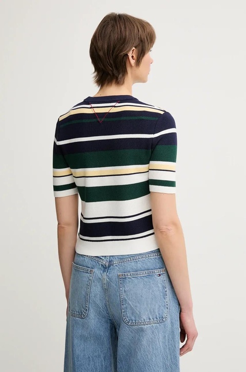 Tommy Hilfiger t-shirt SAILING damski kolor granatowy WW0WW45596 - zdjęcie produktu nr 2
