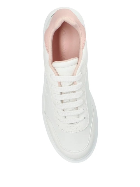 Alexander McQueen Oversized embossed-logo platform sneakers - White - zdjęcie produktu nr 1