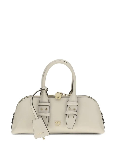 PINKO padlock logo-charm shoulder bag - White - zdjęcie produktu nr 1