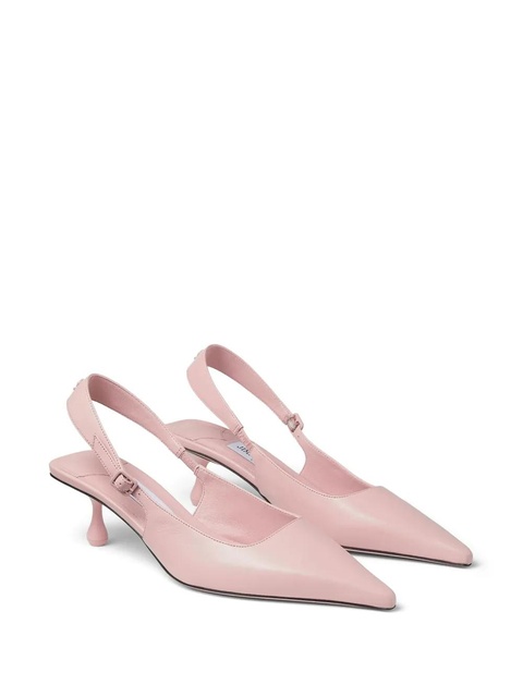 Jimmy Choo Amel 50mm leather pumps - Pink - zdjęcie produktu nr 2