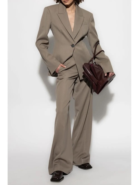 The Attico single-breasted blazer - Neutrals - zdjęcie produktu nr 1
