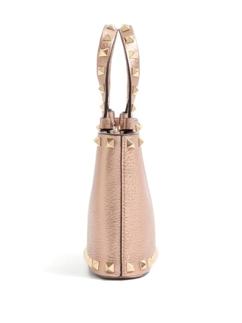 Valentino Garavani mini Rockstud tote bag - Brown - zdjęcie produktu nr 2