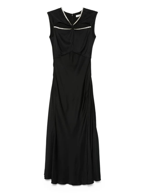 SANDRO crystal-embellishment maxi dress - Black - zdjęcie produktu nr 1