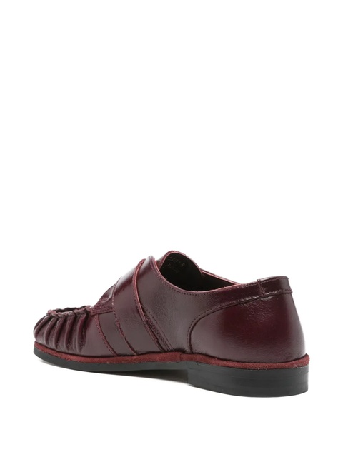 ALOHAS Brandy leather loafers - Red - zdjęcie produktu nr 2