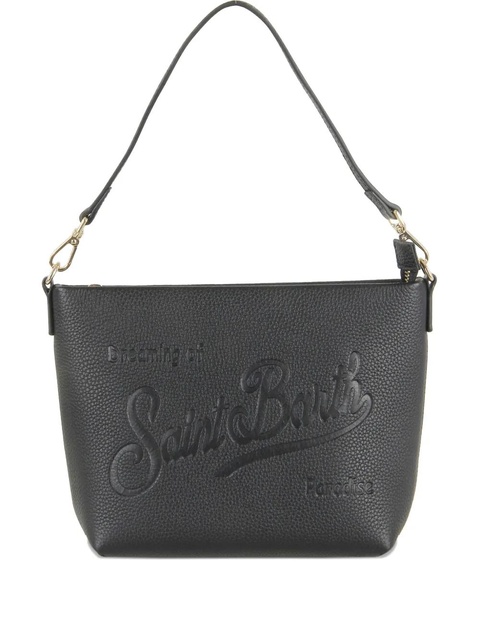 MC2 Saint Barth Aline logo-devossed shoulder bag - Black - zdjęcie produktu nr 1