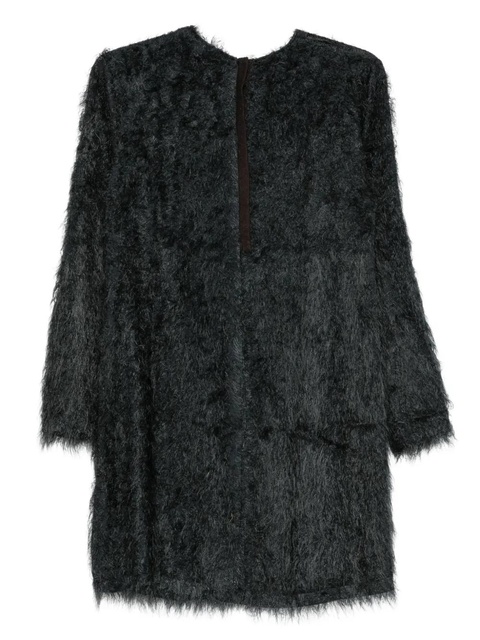 Alysi textured-finish long-sleeved dress - Black - zdjęcie produktu nr 2