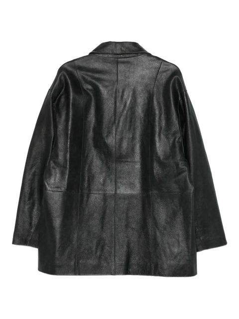 Alysi double-breasted cotton jacket - Black - zdjęcie produktu nr 2