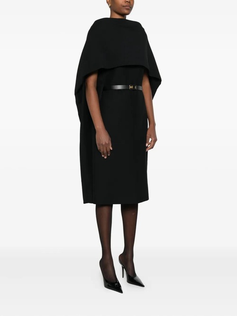 Ferragamo cape-sleeve dress - Black - zdjęcie produktu nr 2