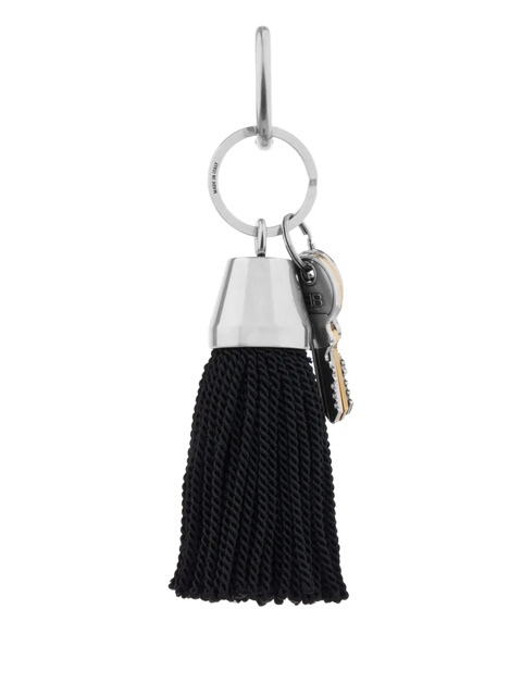 Balenciaga pompom logo-engraved keyring - Black - zdjęcie produktu nr 2