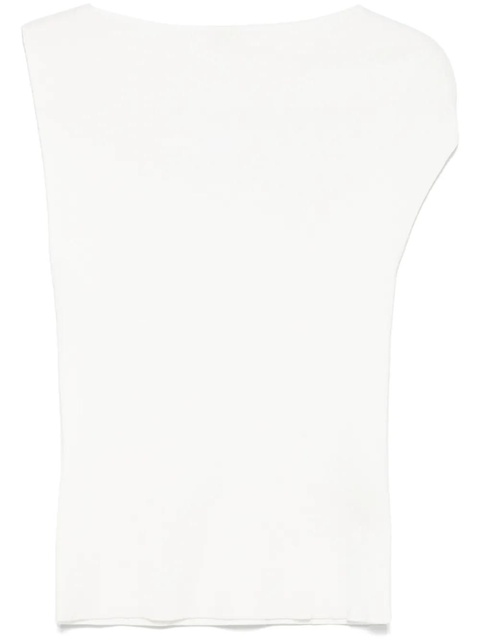 St. Agni asymmetric-neck top - White - zdjęcie produktu nr 1