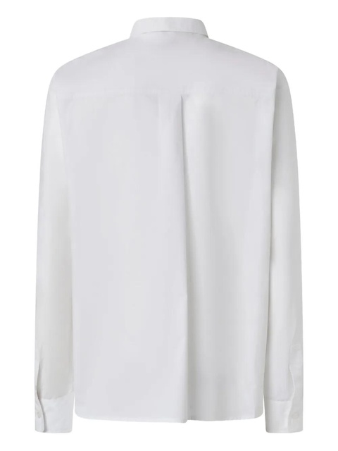 PINKO embroidered cotton shirt - White - zdjęcie produktu nr 2