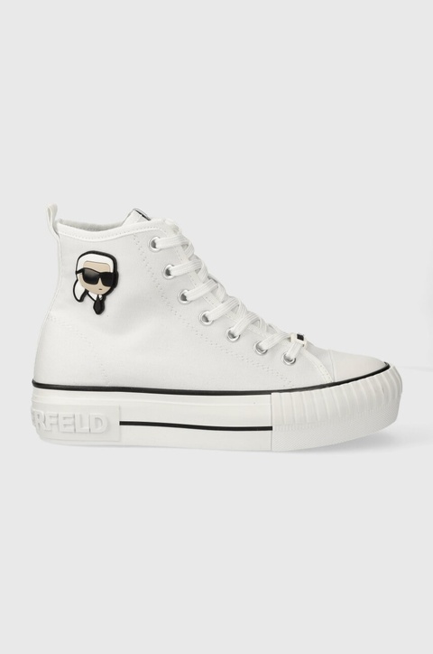 Karl Lagerfeld trampki KAMPUS MAX NFT damskie kolor biały KL60444 - zdjęcie produktu nr 2