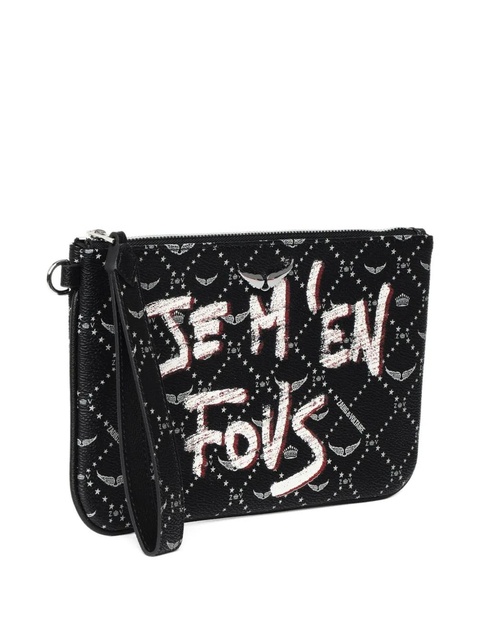 Zadig&Voltaire monogram clutch bag - Black - zdjęcie produktu nr 2