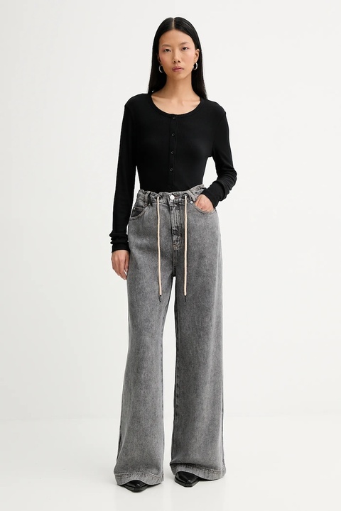 MUNTHE jeansy OBEY damskie kolor szary 247143024715 - zdjęcie produktu nr 1